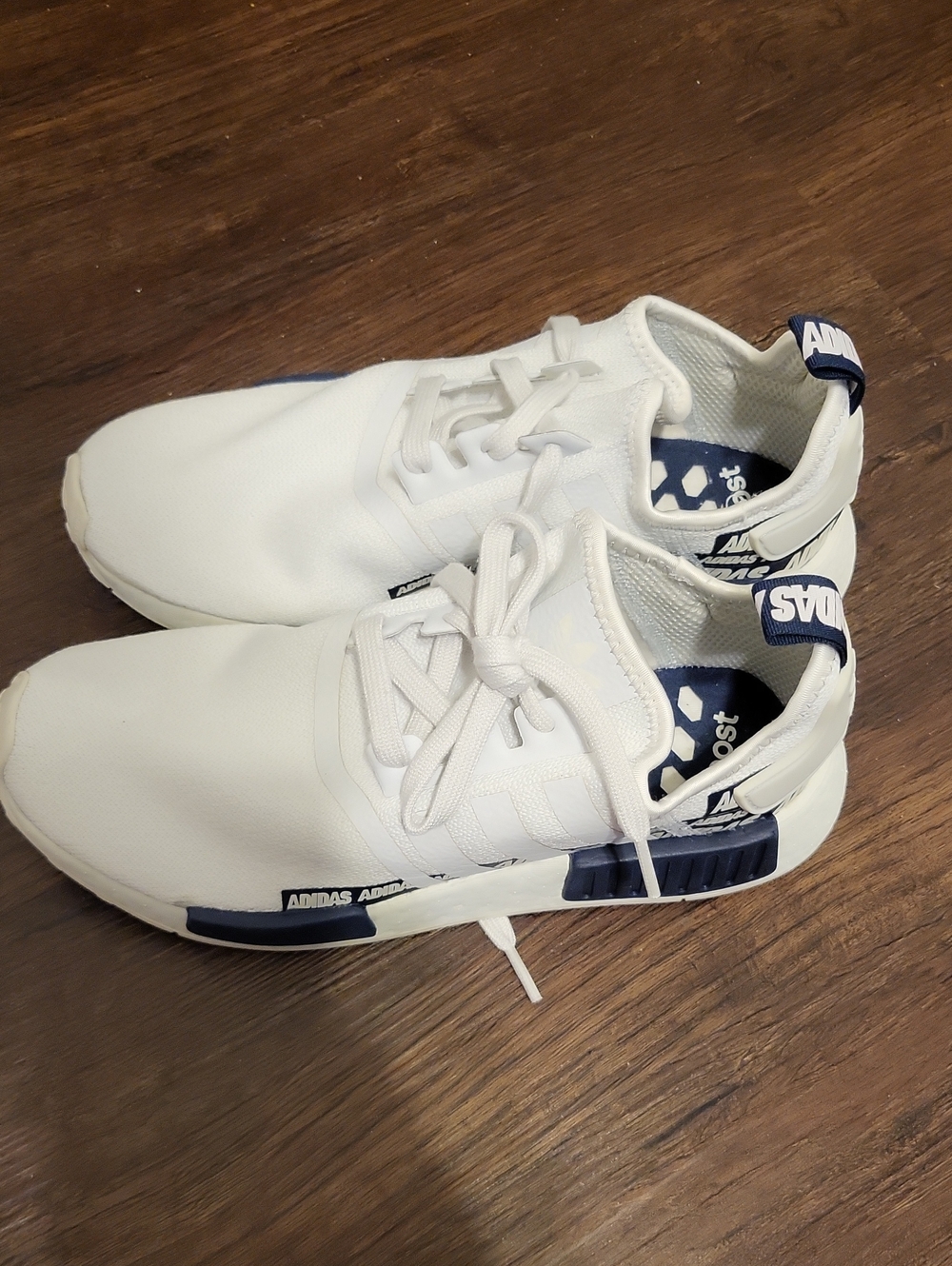 adidas Men’s White & Navy NMD Runner